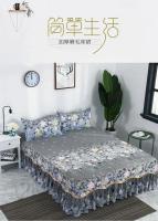 Juego de cama de algodón bordado 3 piezas: funda de cama, fundas de almohada, Vistelote - details 8
