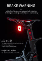 Luz trasera inteligente para bicicleta, linterna LED de seguridad, encendido/apagado automático, señal de parada, lámpara de freno, carga USB, accesorios para bicicleta - details 3