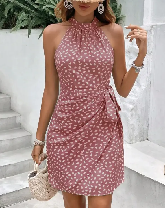 Vestido sin mangas de moda para mujer. - 1