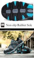 Zapatos de senderismo al aire libre para hombre, zapatillas deportivas de escalada para hombre, botas de montaña impermeables para caza táctica - details 7