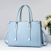 Bolso de mano elegante a la moda para mujer, bolso de hombro de gran capacidad, bolso de Color sólido, bolso versátil - details 3