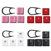 4Pcs Gaming Keycaps Durable WASD Keycap OEM Profile Non-slip Cover Translucent Key Cap for  G913 G915 G813 G815 F19E - details 0