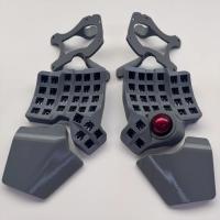Kit de teclado mecánico personalizable Charybdis Split Keyboard: diseño 4x6 con reposabrazos integrados con trackball, soporte, conexión cableada/inalámbrica y compatibilidad ZMK/QMK. Accesorio para juegos ideal para gamers, con teclas en color blanco. - details 5