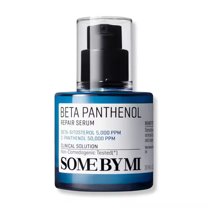 SOME BY MI Beta-Panthenol 1,01 oz, 30 ml Suero hidratante de ácido hialurónico para la cara Reparación diaria de barrera Fórmula calmante con - 1