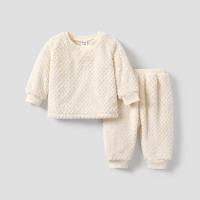Conjunto de 2 piezas de manga larga estilo festivo informal para bebé, suave y cómodo, perfecto para salidas y uso diario - details 0