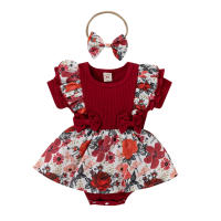 Vestido Floral para gatear para niñas, Body de algodón Súper suave, ropa de bebé para clima caliente, ropa diaria - details 4