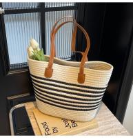 Bolso de Paja Grande para Mujer Estilo Nuevo, Capacidad de Bolso de Playa, Bolso de Hombro Único, Bolso de Paja para Mujer - details 15