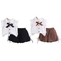 Conjunto de verano para niñas, 2 piezas, trajes de ropa para niños - details 2