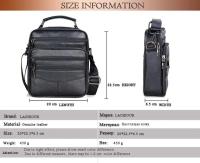 Bolsos de mensajero de moda novedosa para hombre, bolsos de cuero auténtico para hombre, bolso cruzado de marca de lujo para hombre, bolso de hombro para Mini Pad para niño - details 7
