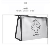 Bolsa de maquillaje portátil para viajes, gran capacidad, alta estética, estilo coreano moderno, impermeable, adecuada para estudiantes - details 16