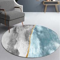 Alfombra de Tapete Redonda de Lujo Nórdico para Decoración de Hogar Alfombra para Dormitorio y Sala de Estar Alfombra Grande para Decoración de Habitación de Adolescente - details 5