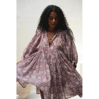 Vestido corto de vacaciones de playa de rayón informal suelto con lazo floral para mujer de moda de verano - details 108