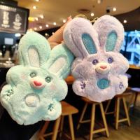 Lindo muñeco conejo llavero peluche juguete adornos coche llavero colgante regalo - details 3