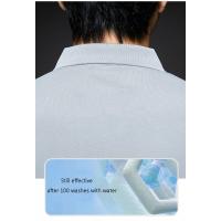 Polo de manga corta para hombre, camiseta transpirable y cómoda con cuello vuelto, color sólido, a la moda, novedad de verano - details 4