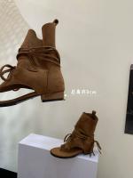 Nuevas Botas de Verano 2025 Punta de Calzado de Aguja Sandalias Cubiertas de Suela Plana - details 16