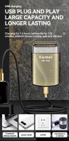 Kemei-afeitadora profesional de barbero para hombre, máquina de afeitar eléctrica sin cable para cabeza calva, afeitadora suave, recortadora de barba - details 3