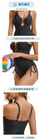2025 nuevo traje de baño sexy de una pieza de talla grande para mujer, bañándose en aguas termales con una sensación de alta gama - details 7