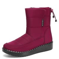 Winer-Botas largas informales para mujer, zapatos planos cálidos para la nieve - details 6