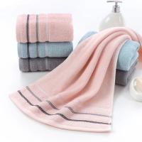 Toalla de microfibra absorbente para adultos, toalla de mano pura para limpieza facial, ducha de pelo, baño, hogar y Hotel, 1 unidad - details 1