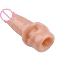 Leten-extensión de manga grande, condón de silicona reutilizable, extensor de pene, juguetes sexuales para hombres, retardante, agrandamiento de pene, adultos 18 - details 4