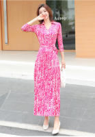 Vestido de noche Vintage para mujer, traje largo ajustado, estampado Y2K, informal, para fiesta y playa, Verano - details 127