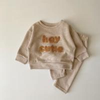 Conjunto Casual de Otoño para Bebés Nacidos Recién TOP de Manga Larga+Pantalones Sueltos para Niños y Niñas Conjunto de Ropa para Maternidad de Corea del Sur - details 2