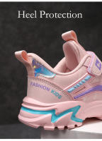 Zapatos deportivos de marca para niños, cómodos zapatos para correr al aire libre, zapatillas impermeables para niñas, Tenis Infantiles, zapatos antideslizantes rosas para niños - details 10