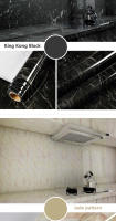 Pegatinas de Pared de Vinilo de Mármol Impermeable Adhesivo de Superficie de Armario de Cocina para Countertops Decalques de Iluminación y Decoración - details 10