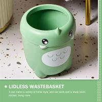 Cubo de basura de plástico para habitación de niños, cubo de basura creativo de dibujos animados, pequeño y bonito - details 6
