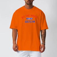 Summer Loose Oversized Short Sleeve T Shirt Mens Sports Streetwear Hip Hop Fitness T-shirt O-neck Mesh Gym Clothing Workout Tees - details 12