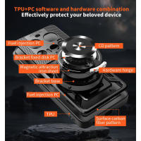Con soporte giratorio de 360 ​​grados °   Funda magnética inalámbrica 2 en 1 para Xiaomi Ultra 15 14T Pro con carga para coche a prueba de golpes - details 7