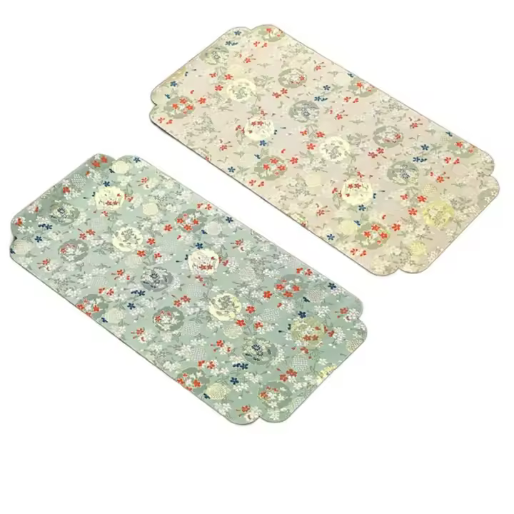 Mantel de tela Retro portátil, camino de mesa elegante de doble cara, impermeable, suave, para banquete de té, hogar - 1
