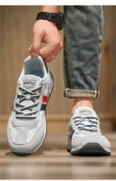 Zapatos deportivos informales de marca para hombre, cómodos zapatos deportivos con cordones para correr al aire libre, resistentes al desgaste, con absorción de impacto, para primavera y exteriores - details 2
