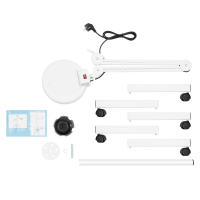 Lámpara LED lupa de pie, lupa iluminadora, lámpara estética, profesional, 5 dioptros, lámpara de brazo giratorio, ajustable - details 4