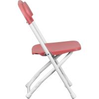 10 sillas Plegables de plástico para niños, Color borgoña, Juego de 10 - details 7