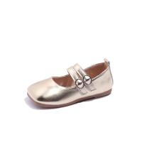 Zapatos de cuero para niños, calzado informal de Color sólido dorado y plateado, a la moda, para primavera y otoño - details 13