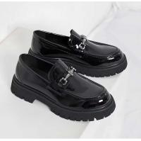 Zapatos casuales de cuero de vestir de diseñador para hombre, fáciles de usar, talla grande, nueva punta redonda alta - details 2