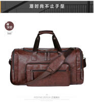 Bolsa de viaje, viaje de viaje de negocios de gran capacidad, mochila de mensajero portátil de hombro, impermeable de cuero. - details 22