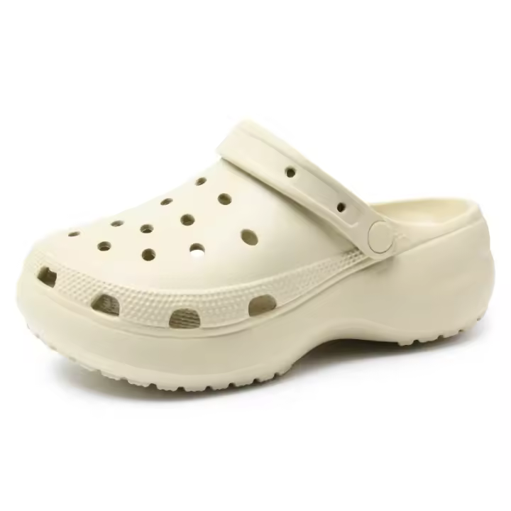 Nube agujero zapatos de las mujeres usan zapatillas EVA en verano, aumentando la playa desodorante de suela gruesa resistente al desgaste y transpirable bolsa cabeza de arrastre - 1