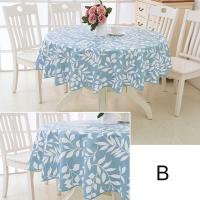 Mesa de comedor redonda de plástico PVC estilo flor, tela impermeable limpiable, decoración del hogar, mantel, cubierta de mesa, mantel de cocina - details 10