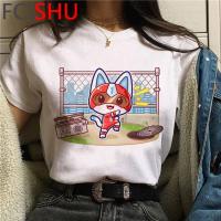 Camiseta Harajuku de Animal Crossing New Horizons Kawaii con Diseño de Dibujos Animados Divertido y Ligero para el Verano Top de Moda Casual - details 11