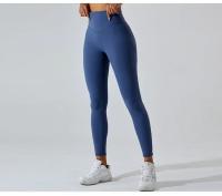 Pantalones deportivos de yoga para mujeres Cintura alta Entrenamiento rápido Control de barriga Elevación de glúteos Material de nylon Temporada primavera/verano - details 18