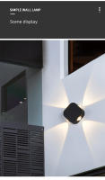 Luz de pared impermeable pequeña para exteriores, luz LED, iluminación occidental, interior y exterior universal - details 0