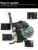 Mochila táctica militar 3P, para exteriores, impermeable, Senderismo, fundas de caza y acampada, 50 l, gran capacidad, para hombre - details 27