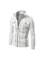 Sudadera casual con cremallera para hombre moderna y minimalista. - details 2