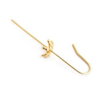 Ganchos de Pendientes de Estrella de Bronce de Alta Calidad Diy Joyería Hazte Tú Samex 18K Oro Color Brass Accesorios de Collar y Pendientes para Mujeres - details 48