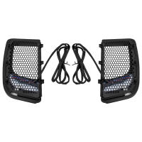 Intermitente LED negro para motocicleta, carenado para parrillas inferiores, luz de correr para Harley Touring Road Electra Glide Ultra Limited 2014-22 - details 1
