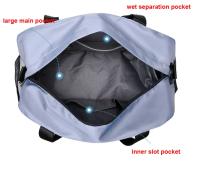 Bolso grande para Fitness, bolso deportivo para mujer, zapatos secos y húmedos, bolsillo, bandolera de un solo hombro, natación, Yoga, gimnasio, mochila de viaje - details 7