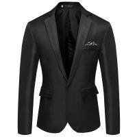 Chaqueta de traje para hombre, abrigo deportivo ajustado - details 6