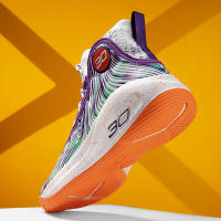 Zapatillas de baloncesto para hombre con parte superior de piel, antideslizantes y resistentes al desgaste, ideales para cancha de cemento. - details 7